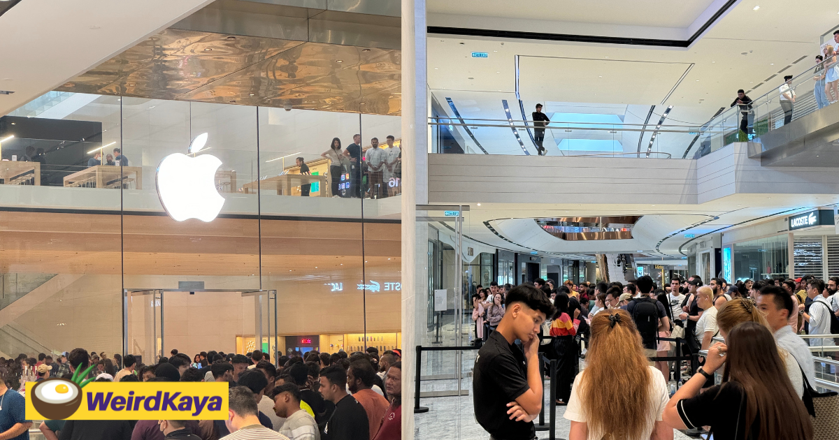 Hundreds Of Apple Fans Queue At Apple Store TRX To Buy iPhone 16 Series From As Early As 3am