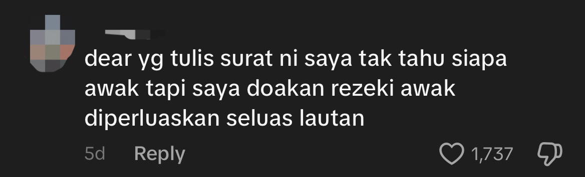 'I Haven't Eaten For 3 Days' — M'sian Leaves Note Saying He Borrowed RM7.65 From Uni Mosque As He Was Hungry comment 1