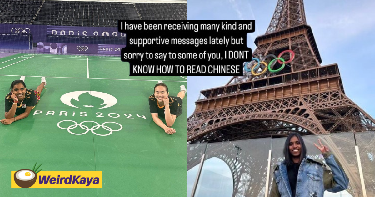 'i can't read chinese but thank you! ' - thinaah thanks netizens for sliding heartwarming texts into her dm | weirdkaya