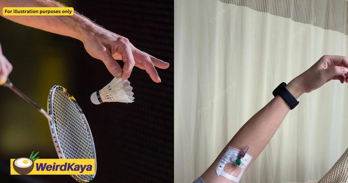M’sian Man Sent To ICU After Heart Rate Soars To 200 BPM Following Badminton Match