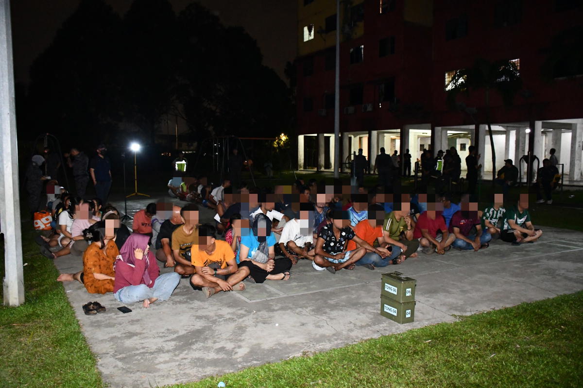 Illegal workers detained during Ops Sapu