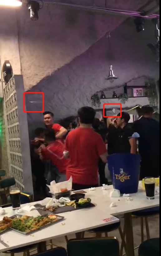 [video] group of youths caught brawling viciously at a bar with glass bottles and chairs | weirdkaya