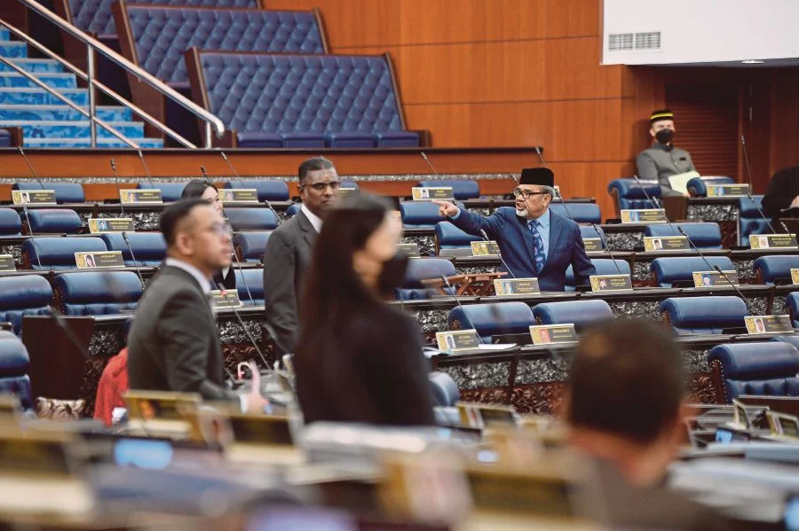 Pasir salak mp tajuddin cursed in parliament when mps debating the anti-sexual harassment bill