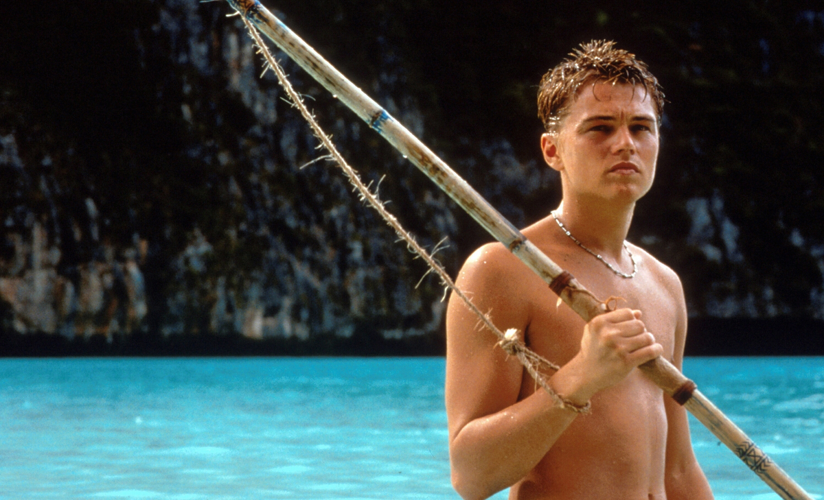 Leo dicaprio in 'the beach'