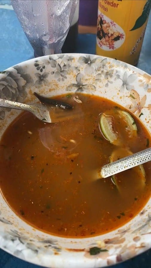 M'sian Man Shocked To Find Leech Taking A Dip Inside His Maggi Soup