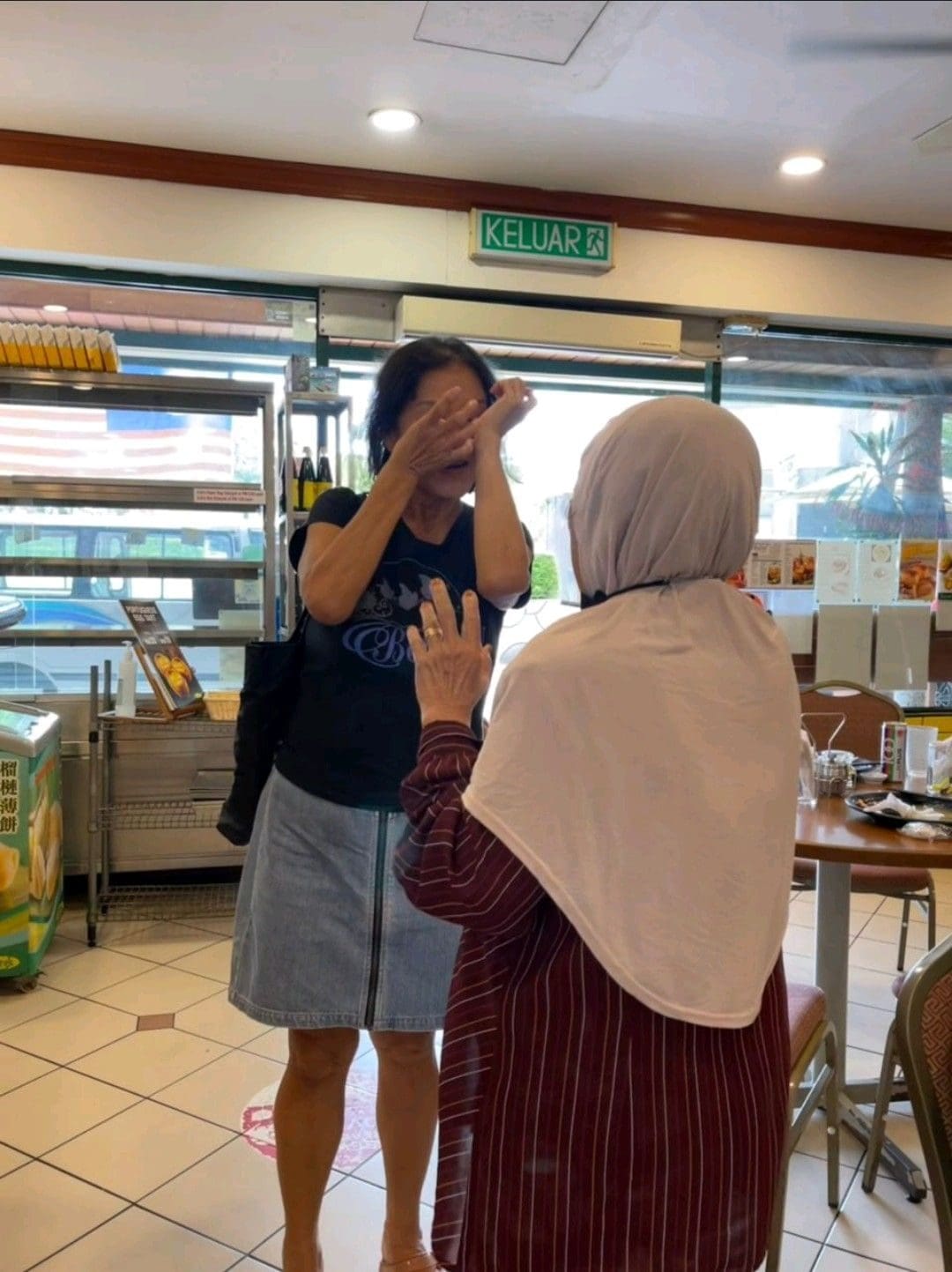 'Can I hug you?'