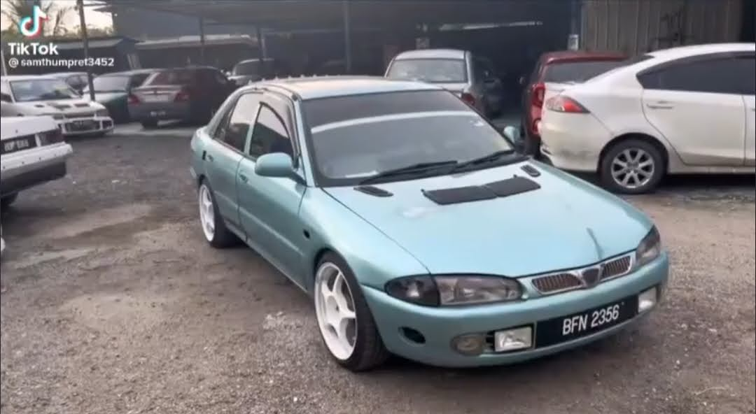 M'sian man converts his proton wira into an imitation tesla