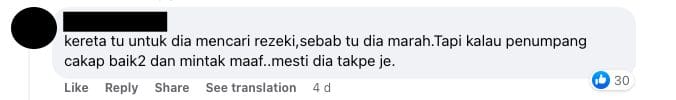 M'sian Grab Driver Horrified To Find Car Seat Stained With Period Blood By Passenger comment 3