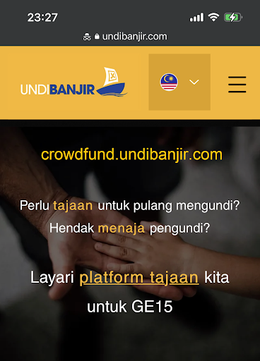 Undibanjir website