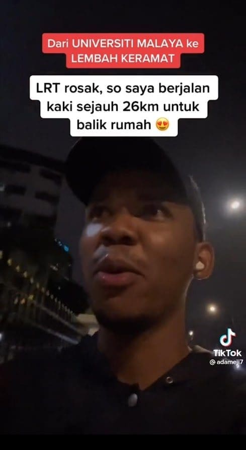 M'sian Walks 26 KM Home Due To Kelana Jaya LRT Closure