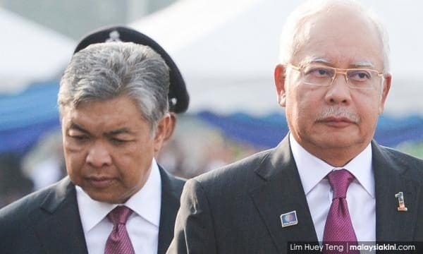 Zahid Hamidi and Najib Razak