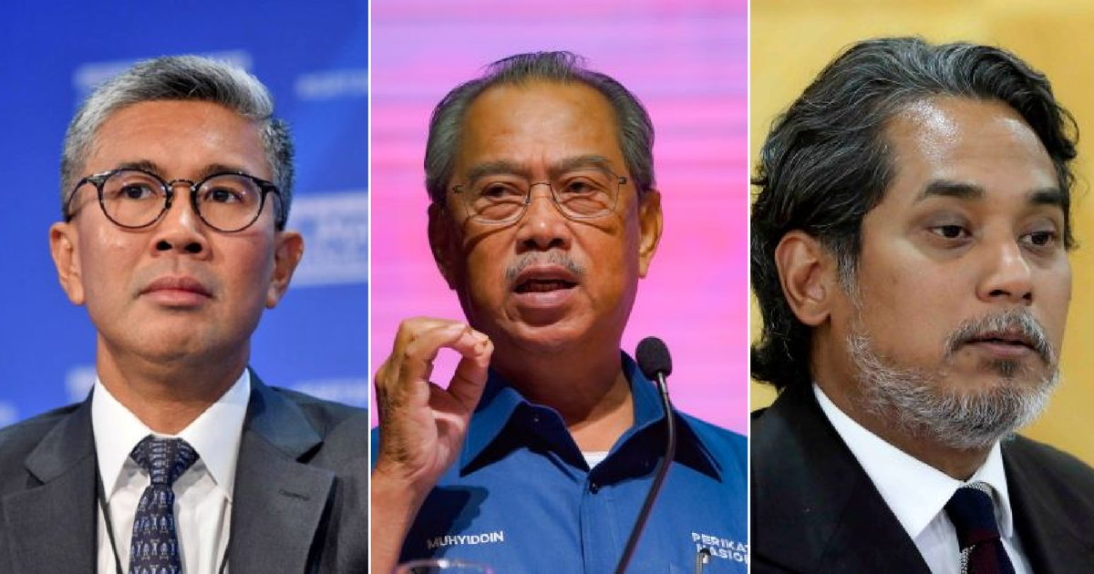 Muhyiddin, zafrul & kj