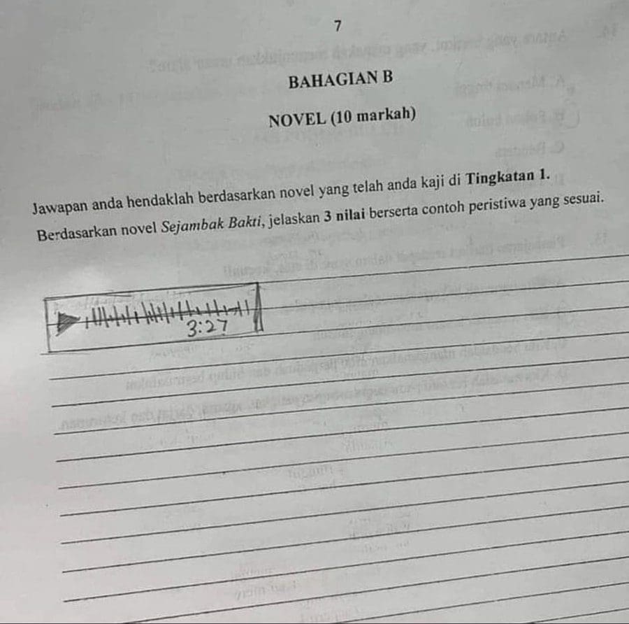 M'sian Student Answers Exam Question Via 'Voice Recording', Raises Concern Among Netizens