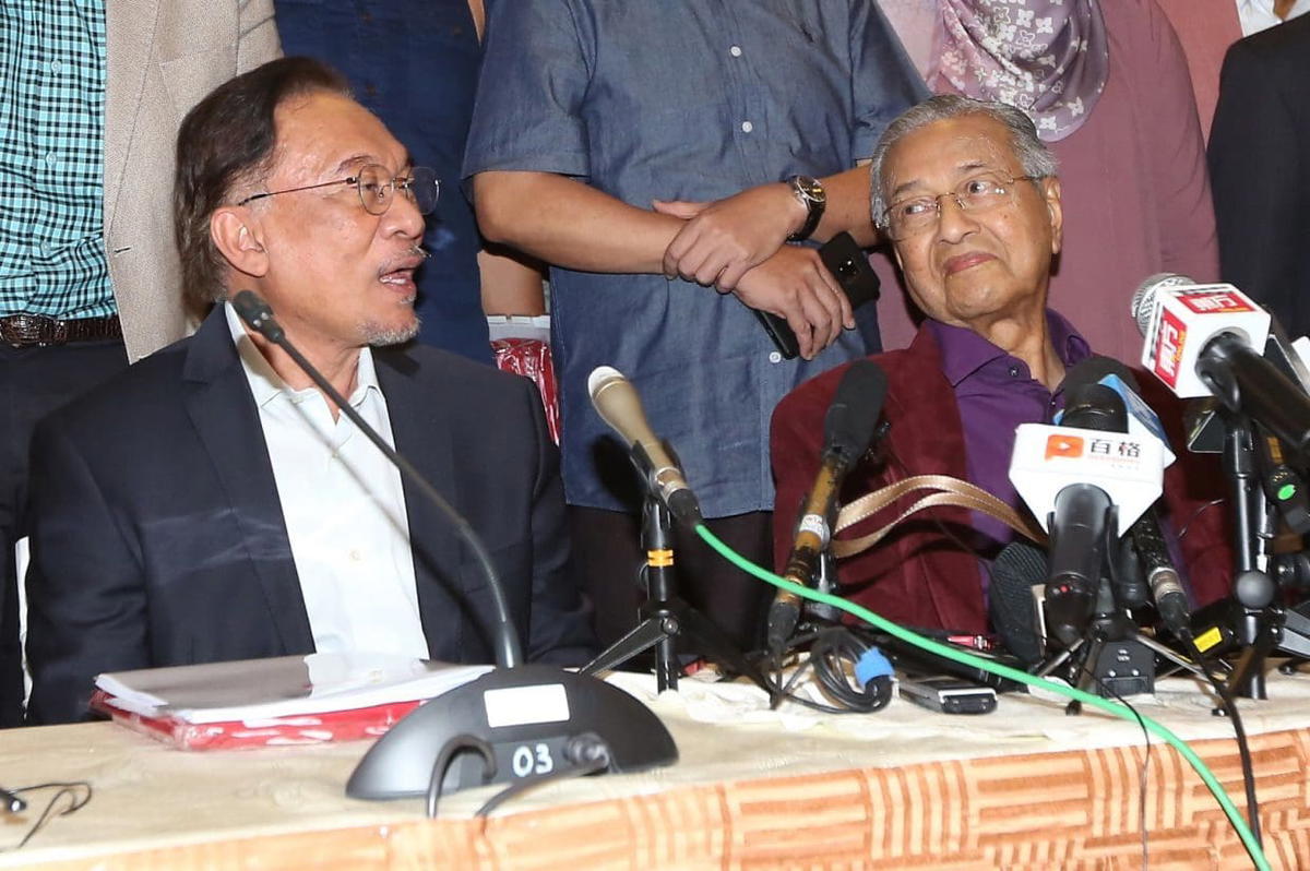 Mahathir and Anwar
