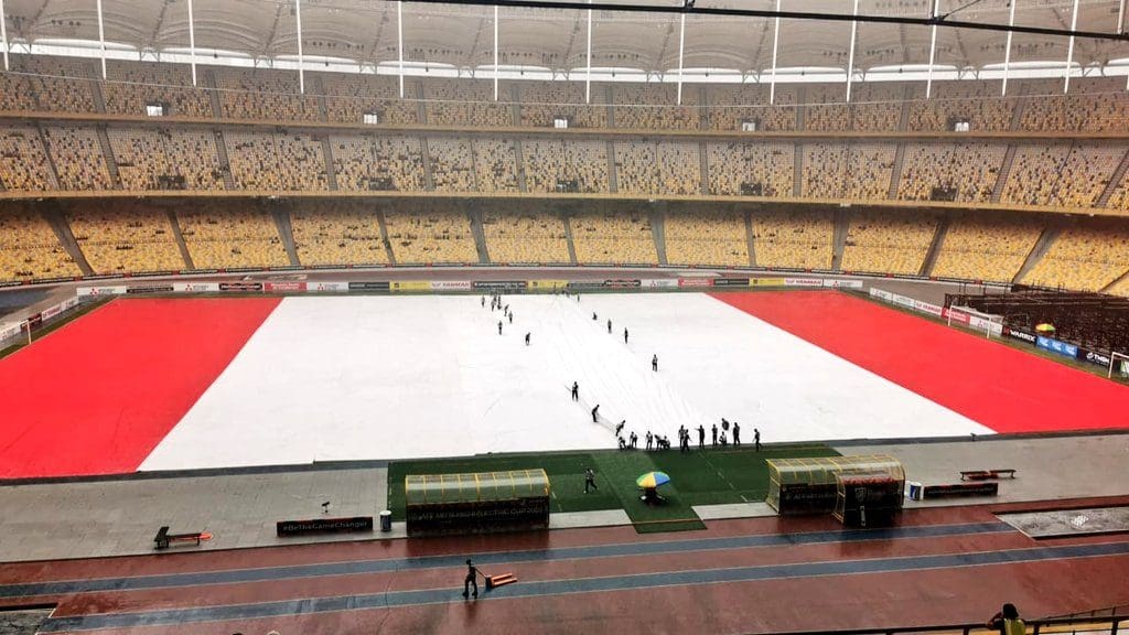 New canvas cover Bukit Jalil stadium