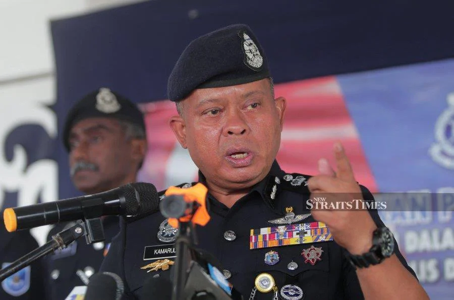 Johor police chief kamarul zaman mamat