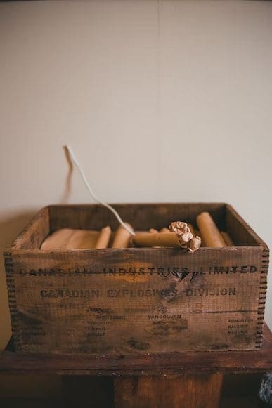 box of explosives