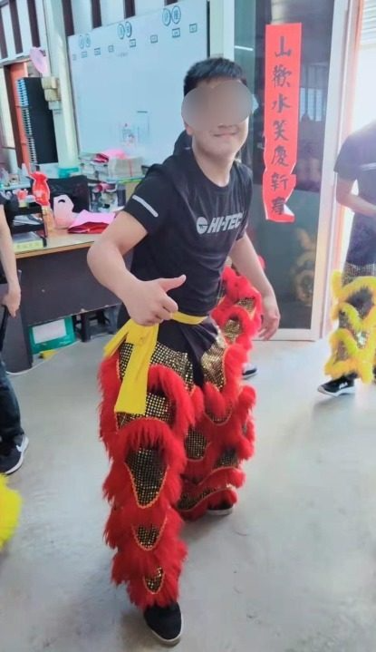 18-year-old lion dancer