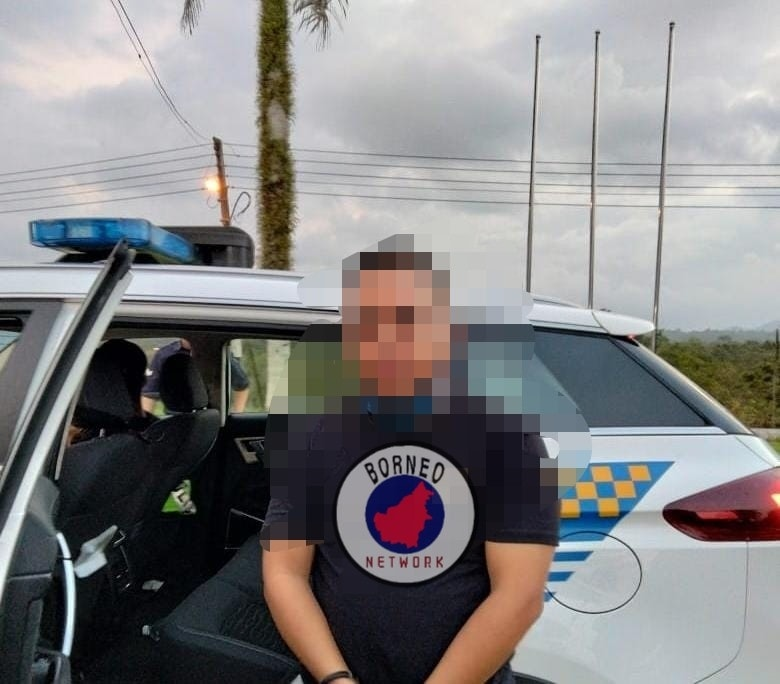 Kuching citizen pretends to be policeman to arrest officer, prank backfires and ends up being arrested instead