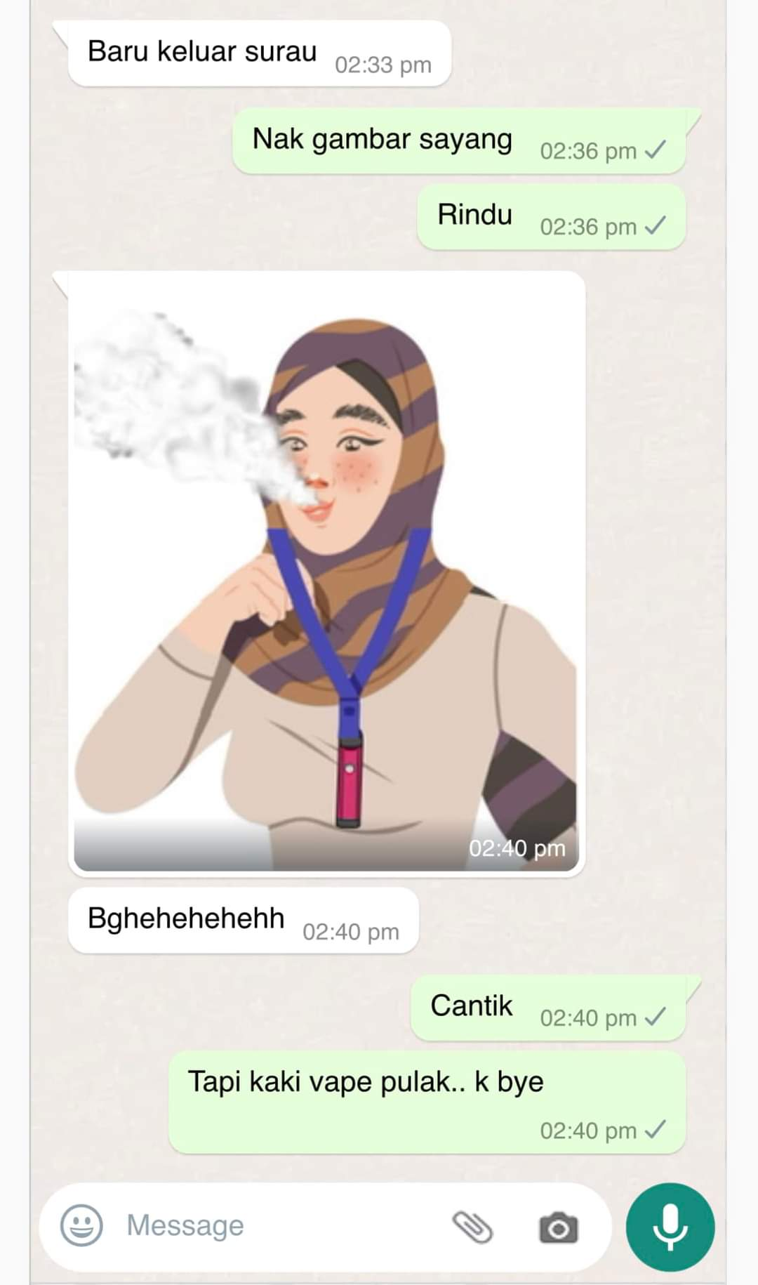 M'sians have mixed reactions over post of hijab-clad woman vaping by public health malaysia