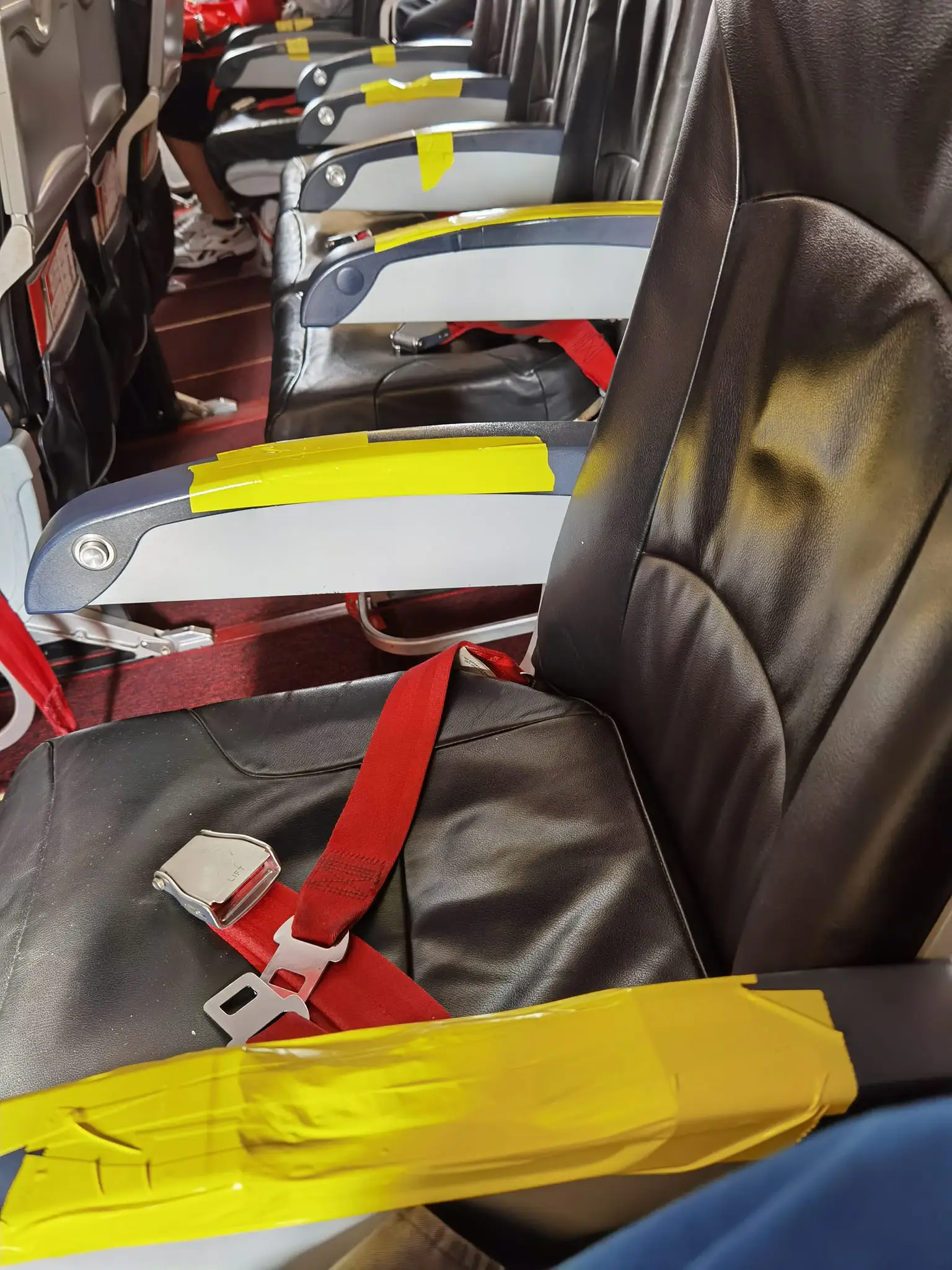 Airasia: taped armrests was due to spare parts shortage, not safety issues | weirdkaya
