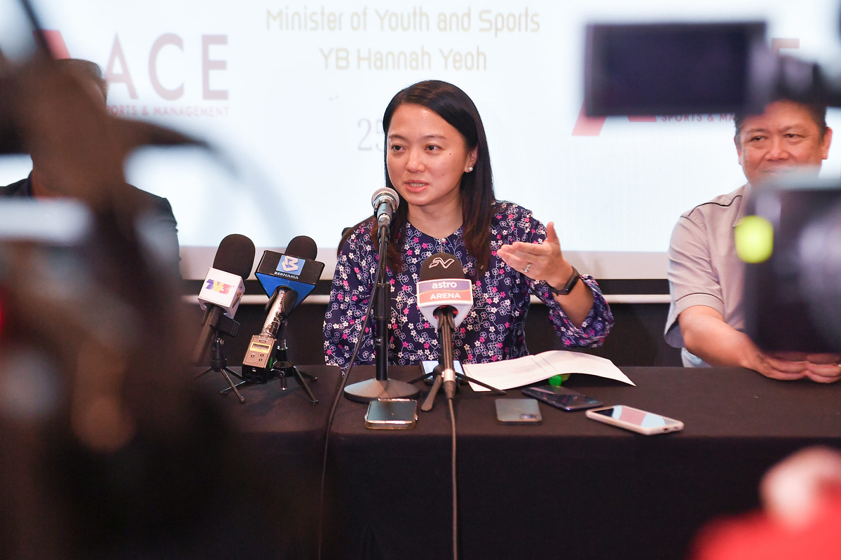 Youth and sports minister hannah yeoh