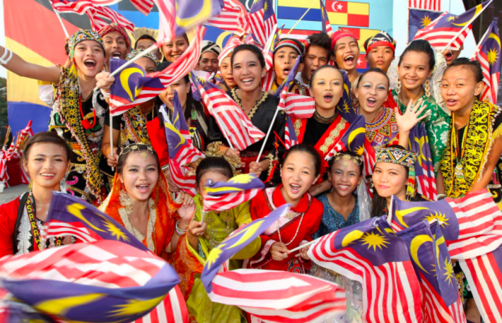 People of different races in malaysia
