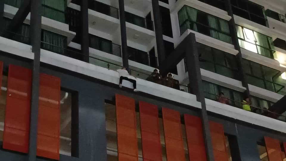 Man attempts suicide at v residensi suites in cheras