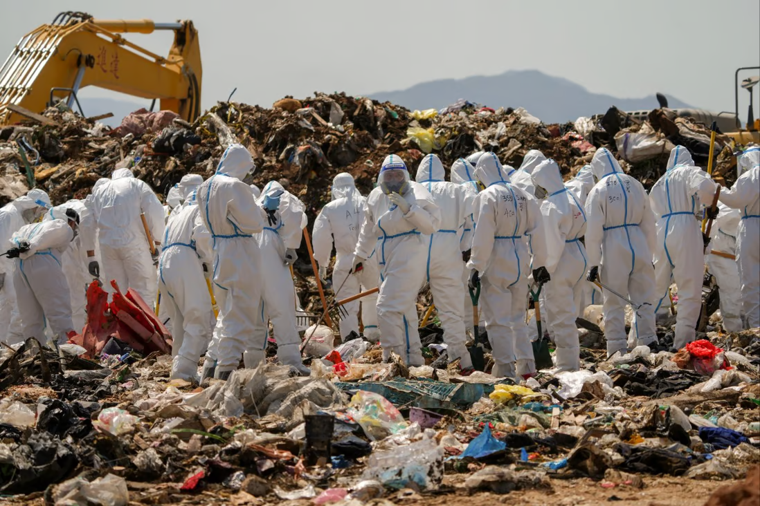 Hk police dig through ta kwu ling landfill to find abby choi's body parts