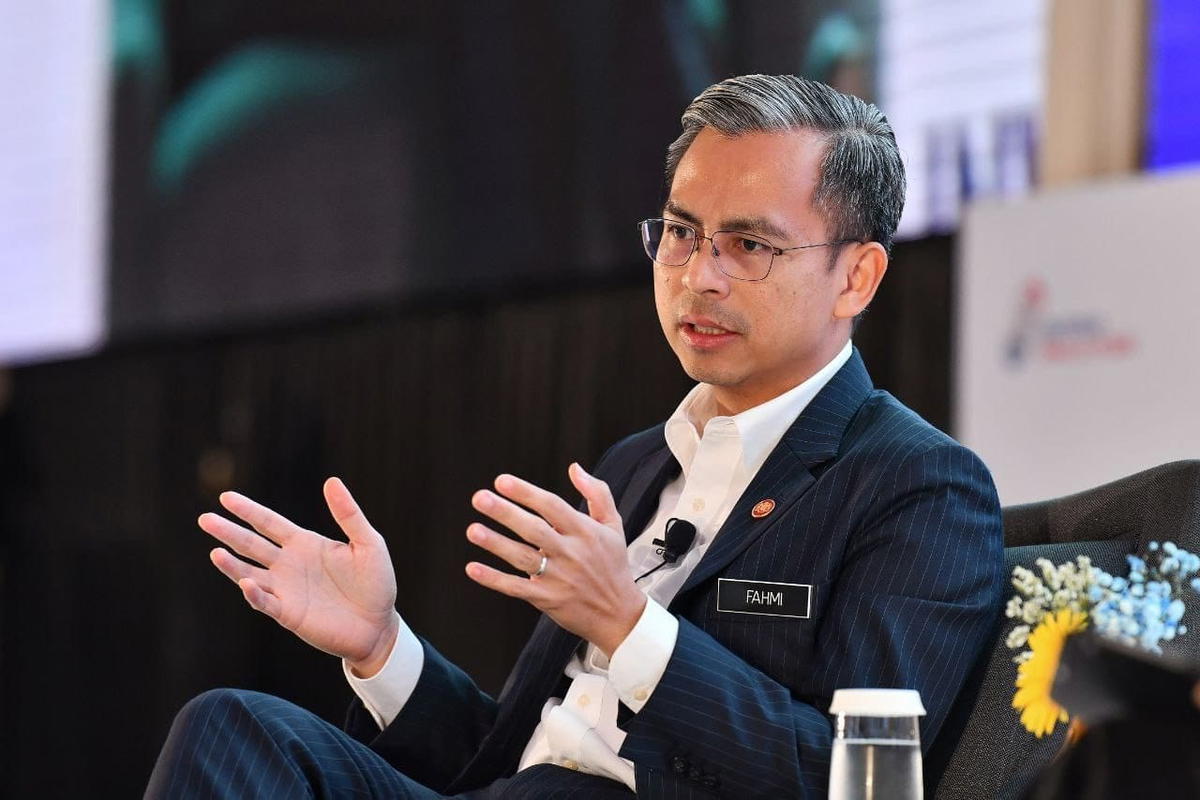 Communications and Digital Minister Fahmi Fadzil