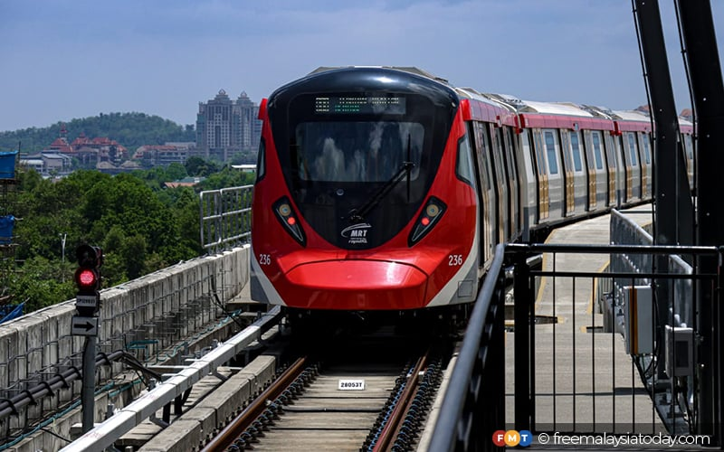 Free rides on putrajaya mrt will be given until march 31