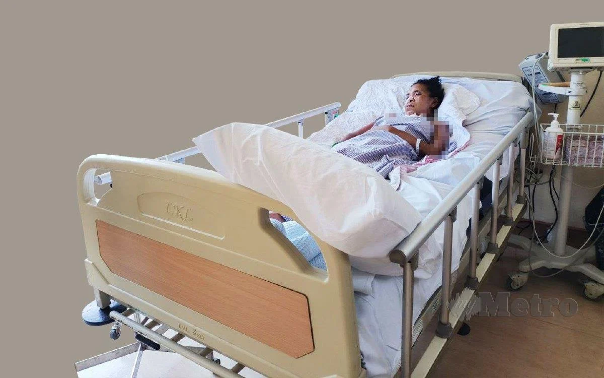 Orang asli man stays in hospital for 2 months to care for wife in coma | weirdkaya