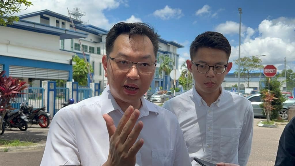 Tebrau MP Jimmy Puah and Tan Chia Wei