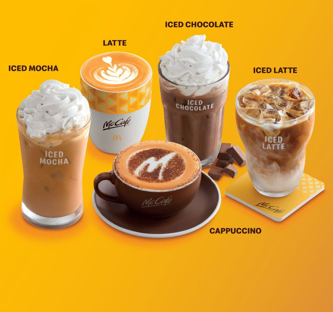 McCafé menu