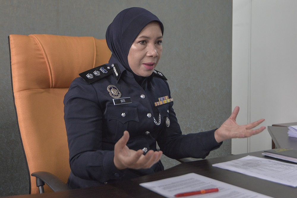 Bukit aman sexual, women and children crime investigation division principal assistant director acp siti kamsiah hassan