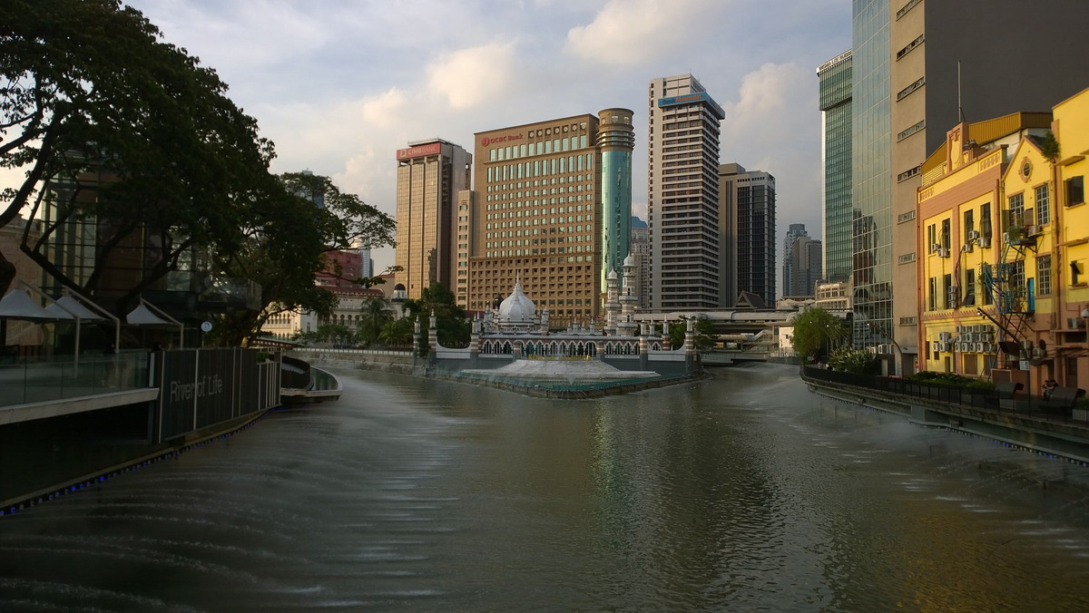 Klang river.