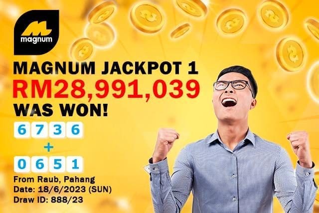 M'sian Man Wins RM28.9mil Magnum Jackpot On Father's Day, Bought Lottery Tickets From Same Staff Previously
