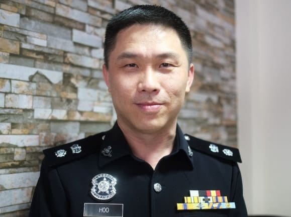 Jempol district police chief Superintendent Hoo Chang Hook