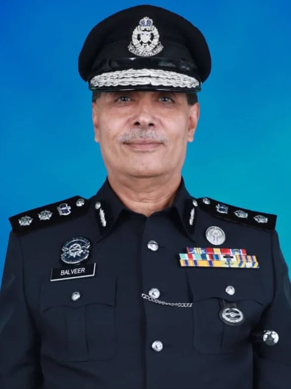 Johor baru north district police chief assistant commissioner balveer singh
