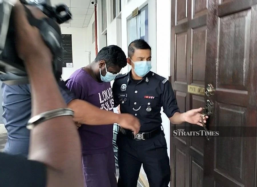 32yo m'sian who got out of prison 2 months ago charged with robbing & trying to rape 75yo woman