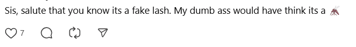 false eyelashes in half-eaten cookie comment3