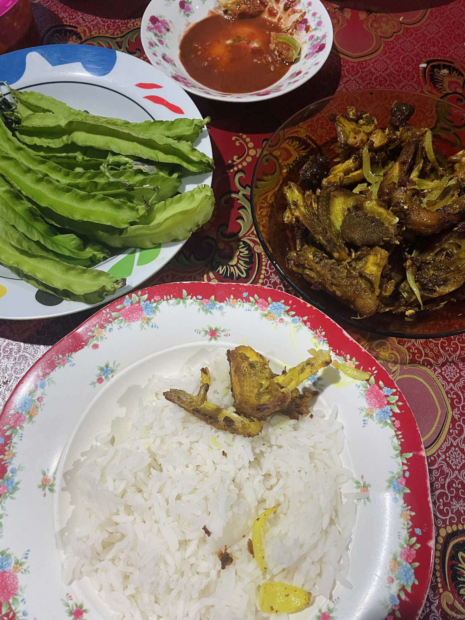 Traditional malay food