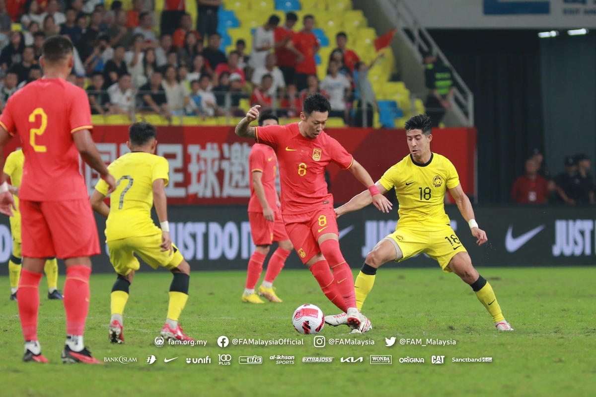 Malaysia vs China football match
