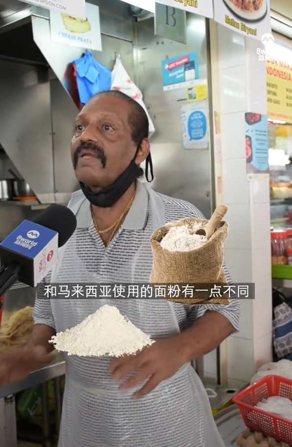Sg vendor explains difference between roti canai and roti prata