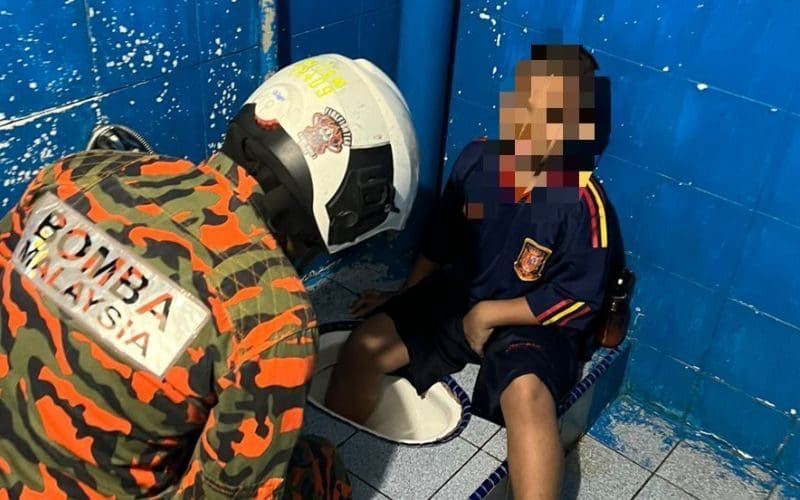 9yo M'sian Boy Gets Foot Stuck Inside Toilet Bowl For Nearly 1 Hour