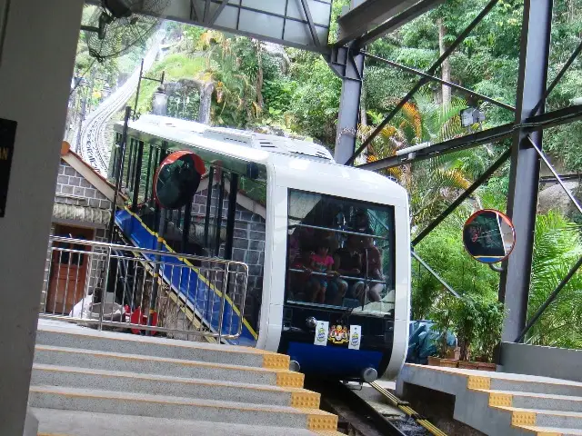 Penang hill funicular train