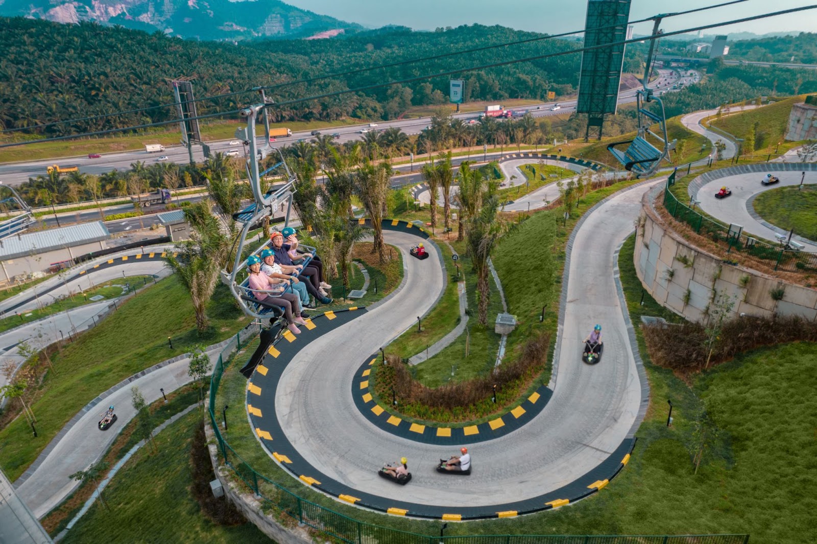 Skyline luge @ gamuda luge gardens