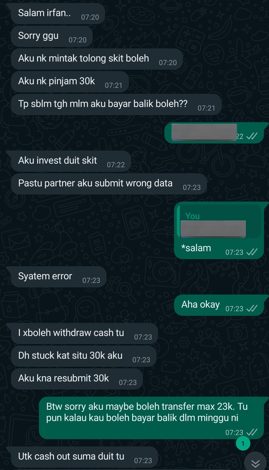 M'sian refuses to lend rm30k to friend who got tricked by investment scam | weirdkaya