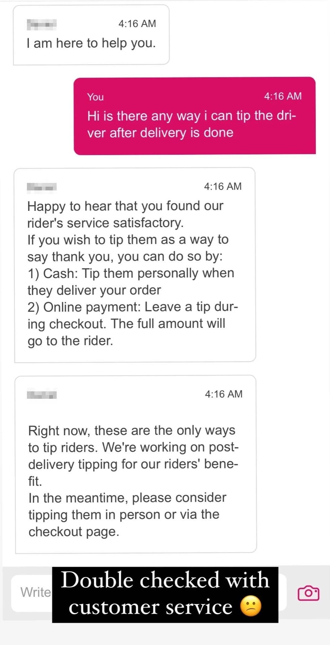 'Husband Material' — SG Delivery Rider Helps Woman Catch Cockroach At Her Home