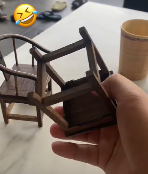 [video] woman buys furniture online but gets surprised with miniature version instead | weirdkaya